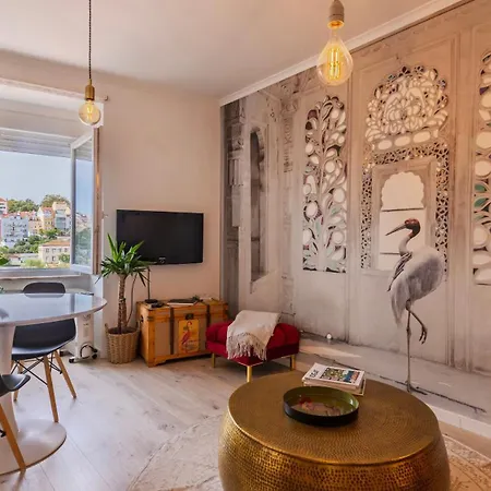 Apartmán Sunny Design In Praca Flores By Lovelystay Lisboa